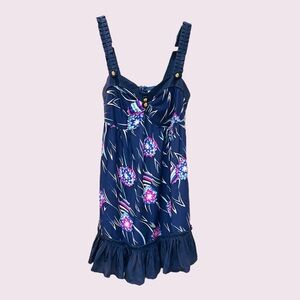 Yumi Kim 100% silk babydoll dress EUC